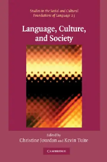 Cover of Language, Culture, and Society