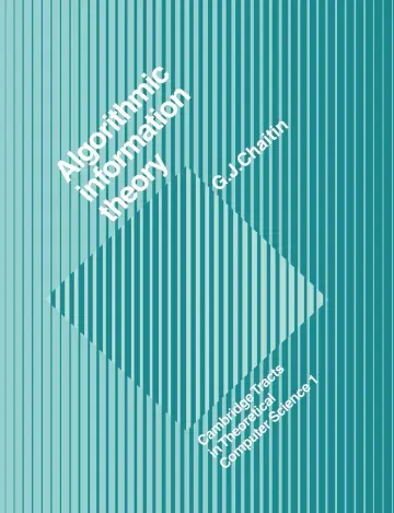 Cover of Algorithmic Information Theory