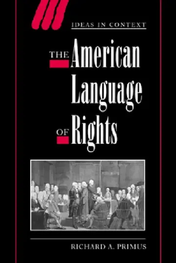 Cover of The American Language of Rights