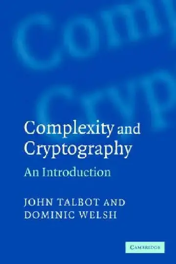 Cover of Complexity and Cryptography