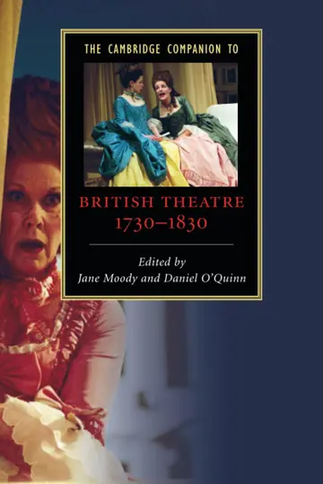 Cover of The Cambridge Companion to British Theatre, 1730–1830