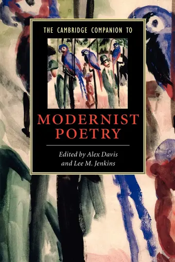 Cover of The Cambridge Companion to Modernist Poetry