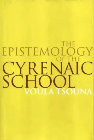 Cover of The Epistemology of the Cyrenaic School