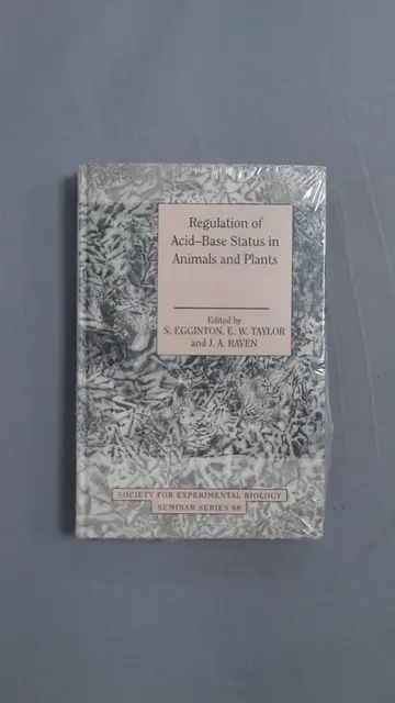 Cover of Regulation of Tissue pH in Plants and Animals