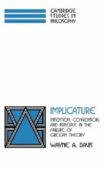 Cover of Implicature