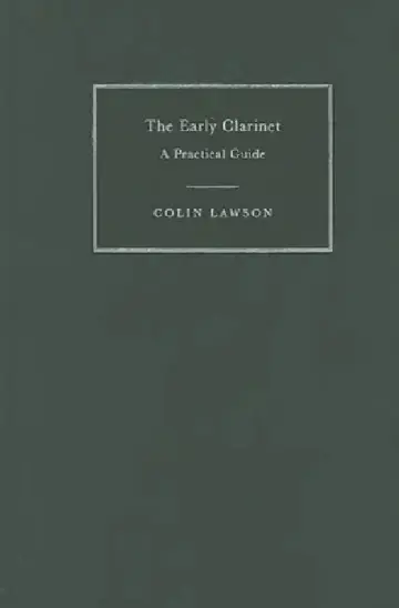 Cover of The Early Clarinet