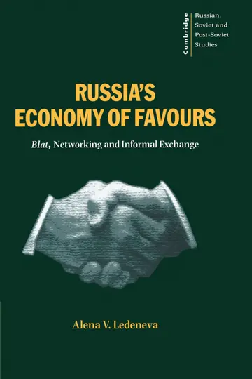 Cover of Russia's Economy of Favours
