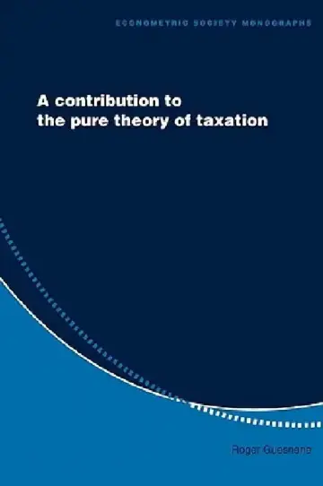 Cover of A Contribution to the Pure Theory of Taxation