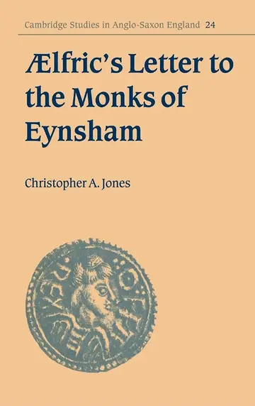 Cover of Ælfric's Letter to the Monks of Eynsham