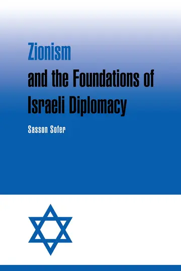 Cover of Zionism and the Foundations of Israeli Diplomacy