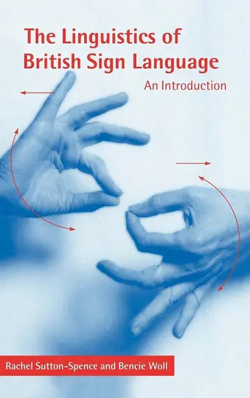 Cover of The Linguistics of British Sign Language
