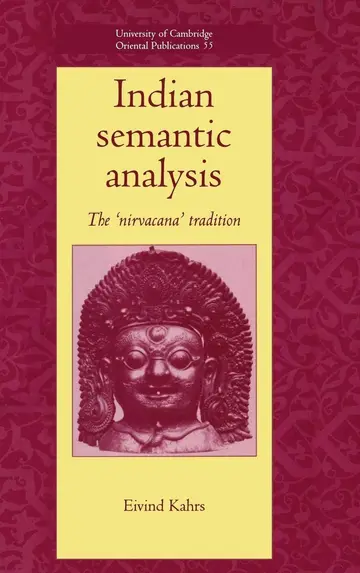 Cover of Indian Semantic Analysis