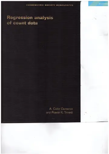 Cover of Regression Analysis of Count Data
