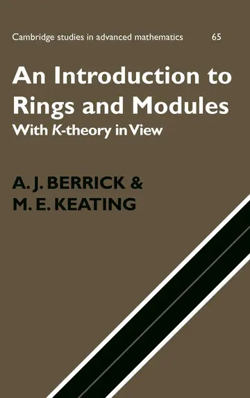 Cover of An Introduction to Rings and Modules