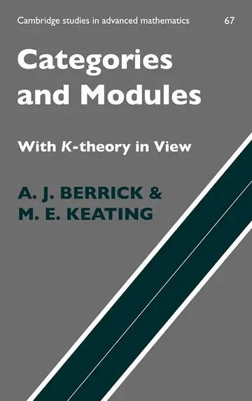 Cover of Categories and Modules with K-Theory in View