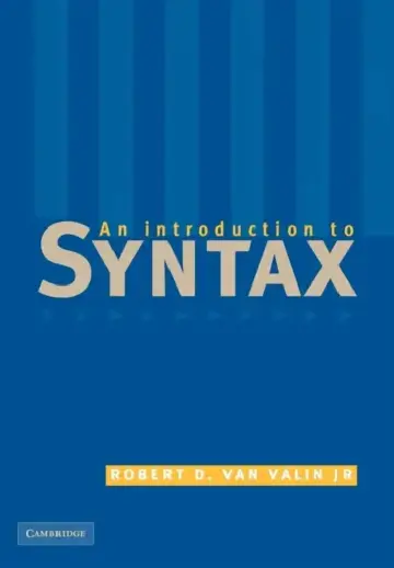 Cover of An Introduction to Syntax