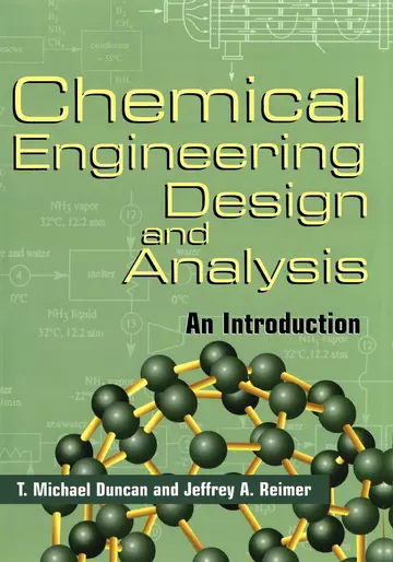 Cover of Chemical Engineering Design and Analysis