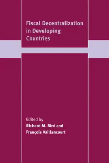 Cover of Fiscal Decentralization in Developing Countries