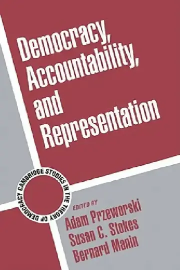 Cover of Democracy, Accountability, and Representation