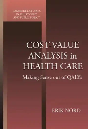 Cover of Cost-Value Analysis in Health Care