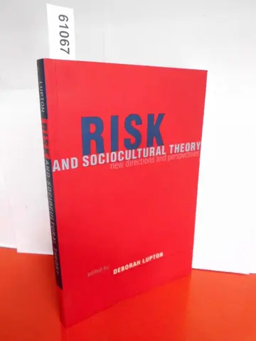 Cover of Risk and Sociocultural Theory