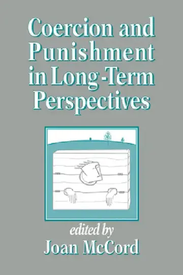 Cover of Coercion and Punishment in Long-Term Perspectives