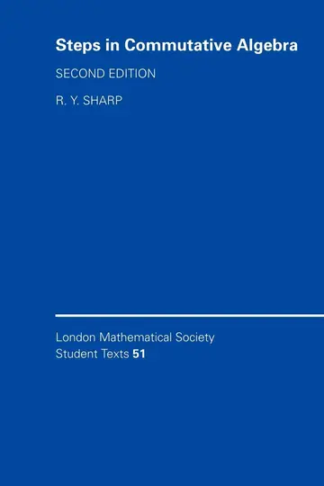 Cover of Steps in Commutative Algebra