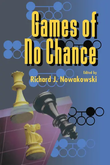 Cover of Games of No Chance (pb 1999)