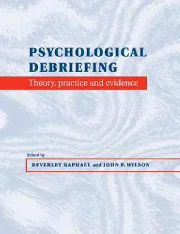 Cover of Psychological Debriefing