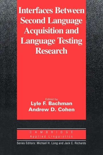 Cover of Interfaces Between Second Languageacquisition Andlanguage Testing Research