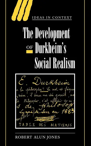 Cover of The Development of Durkheim's Social Realism