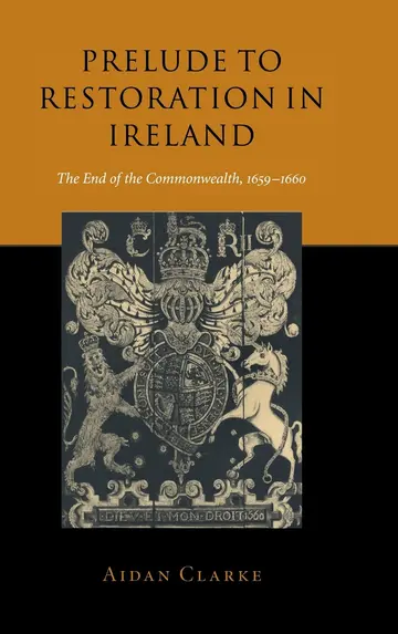 Cover of Prelude to Restoration in Ireland