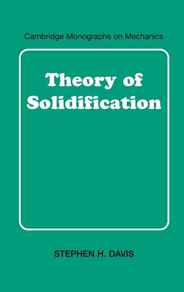 Cover of Theory of Solidification