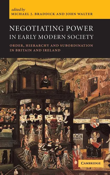 Cover of Negotiating Power in Early Modern Society