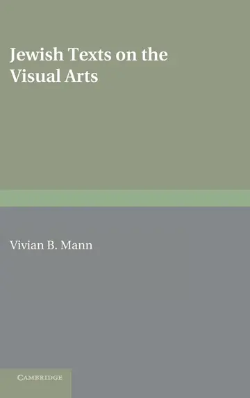 Cover of Jewish Texts on the Visual Arts