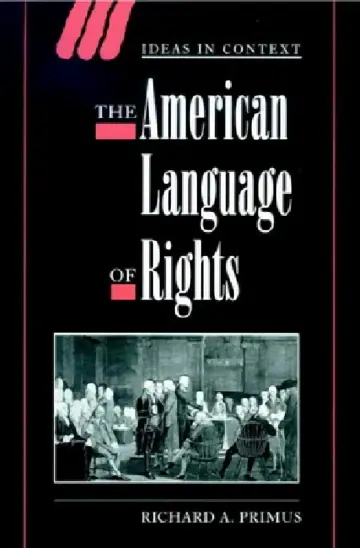 Cover of The American Language of Rights
