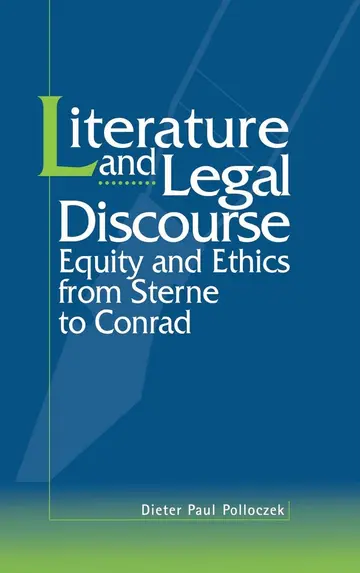 Cover of Literature and Legal Discourse