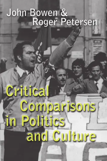 Cover of Critical Comparisons in Politics and Culture