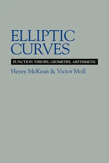 Cover of Elliptic Curves