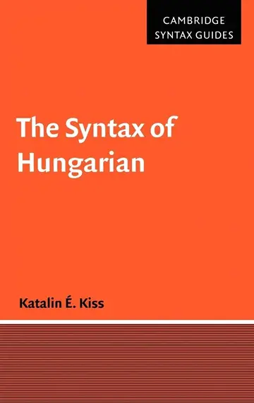 Cover of The Syntax of Hungarian