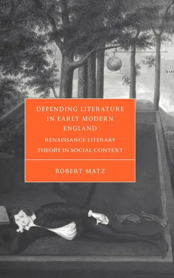 Cover of Defending Literature in Early Modern England