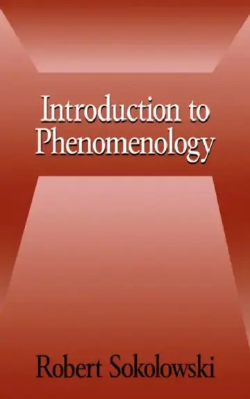 Cover of Introduction to Phenomenology