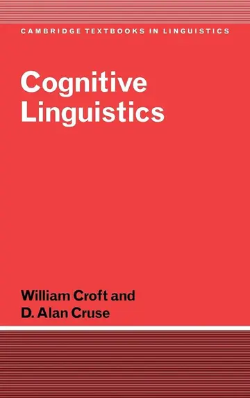 Cover of Cognitive Linguistics