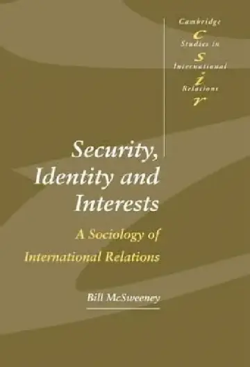 Cover of Security, Identity and Interests