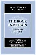 Cover of The Cambridge History of the Book in Britain