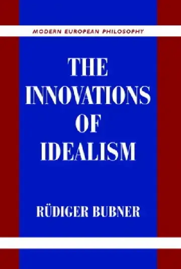 Cover of The Innovations of Idealism
