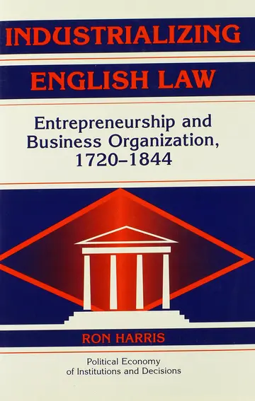 Cover of Industrializing English Law