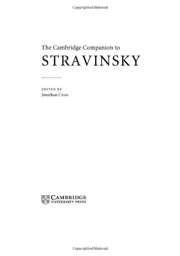 Cover of The Cambridge Companion to Stravinsky