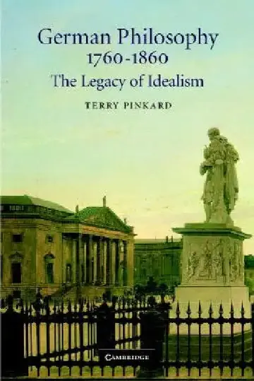 Cover of German Philosophy 1760-1860