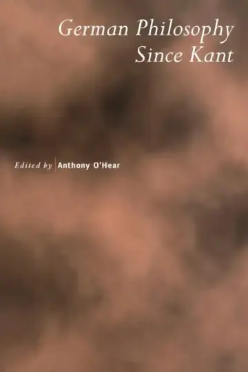 Cover of German Philosophy Since Kant